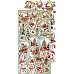 Набор бумаги 30х15 см "Christmas treasure. Для вырезания. Детали", 18 листов (CraftO'clock)