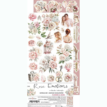 Набор бумаги 30х15 см "Rose emotions. Flowers", 18 листов (CraftO'clock)