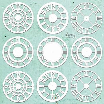 Чипборд "Clocks", 30х30 см (Mintay)