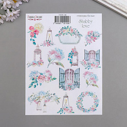 Наклейки 16х21,5 см "Shabby love" (Фабрика Декору)