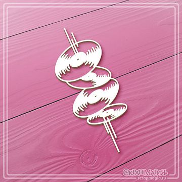 Чипборд "Винил", 3,1х7,9 см (СкрапМагия)