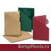 Заготовка для открытки с фигурным элементом, 5 шт. Цвет: красный (Folia)