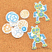 Набор высечек из бумаги "Роботы", 38 шт (ScrapMania)