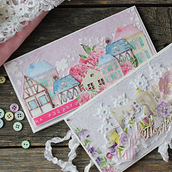 Набор бумаги 30х30 см "Home sweet home. Милый дом", 8 листов (ScrapBerry's)