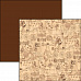 Набор бумаги 30х30 см "Codex leonardo. Фоновый", 8 листов (Ciao bella)