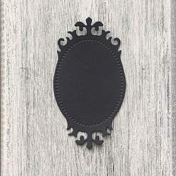 Нож "Овальная рамка", 4х7,6 см (ArtScrap)