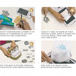 Машинка для фольгирования и тиснения GoPress and Foil (Couture Creation)