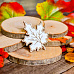Чипборд "Лист клёна", 3,7х3,9 см (WoodHome)