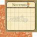 Набор бумаги 30х30 см "Children's Hour. Calendar Pad", 24 листа (Graphic 45)