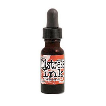 Заправка к подушечке Distress Ink "Fired Brick", 15 мл (Ranger)