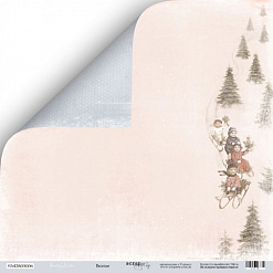 Набор бумаги 30х30 см "Shabby Winter", 10 листов (Скрапмир)