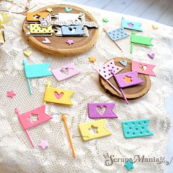 Нож "Флажок", 1,2х2 см (ScrapMania)