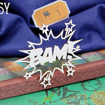 Украшение из чипборда "Комикс BAM! 2085" (Fantasy)