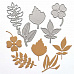 Набор ножей для вырубки "Листочки" (ScrapMania)