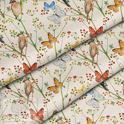Отрез ткани 79х50 см "Сойка" (Cotton)