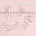 Чипборд "Новогодняя веточка", 6,6х3,5 см (Scrapiki)