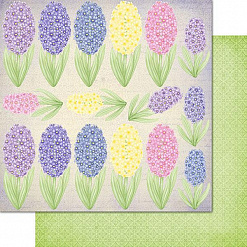 Набор бумаги 30х30 см "Spring Garden", 24 листа (Heartfelt Creations)