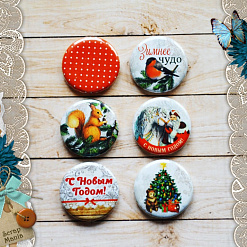 Набор фишек "Новогодний лес. Чудеса" (ScrapMania)