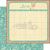 Набор бумаги 30х30 см "Children's Hour. Calendar Pad", 24 листа (Graphic 45)