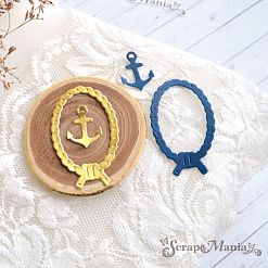 Нож "Рамочка. Канат", 3,3х5,3 см (ScrapMania)