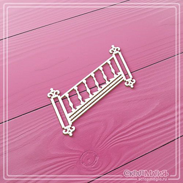 Чипборд "Торжество. Лестничный пролет", 5,7х4,8 см (СкрапМагия)