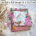 Нож "Весенняя романтика. Рамка с птичкой", 11х12,3 см (ScrapMania)