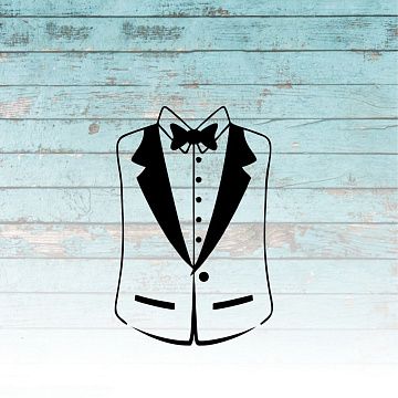 Штамп "Жилет", 3х4,5 см (Креатив)