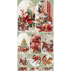 Набор бумаги 30х15 см "Christmas treasure. Для вырезания. Детали", 18 листов (CraftO'clock)