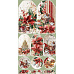 Набор бумаги 30х15 см "Christmas treasure. Для вырезания. Детали", 18 листов (CraftO'clock)