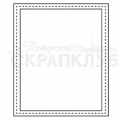 Штамп "Рамка портретная" (Скрапклуб)