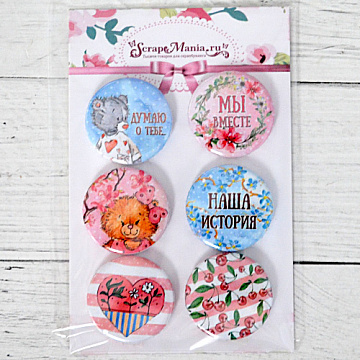 Набор фишек "Аромат вишни. Вишенка" (ScrapMania)
