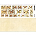 Лист с картинками 10х30 см "Марки 16" (ScrapMania)