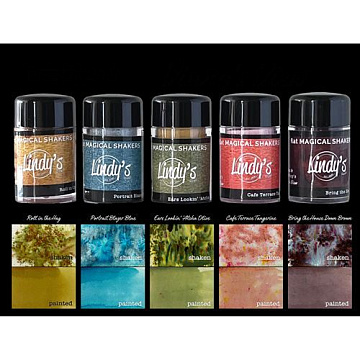 Набор сухих красок "Vinny's View flat Shaker", 5 шт (Lindy's)