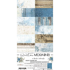 Набор бумаги 30х15 см "Winter morning. Basic", 18 листов (CraftO'clock)