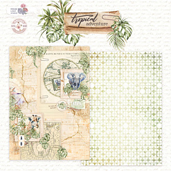 Бумага А4 "Tropical adventure 04" (DreamLight Studio)