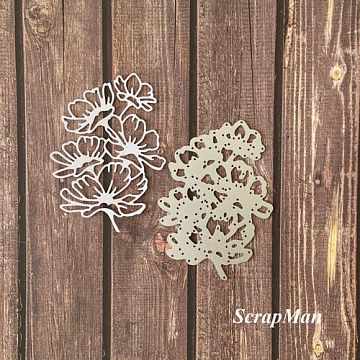 Нож "Цветение 3", 7х10 см (Scrapman)