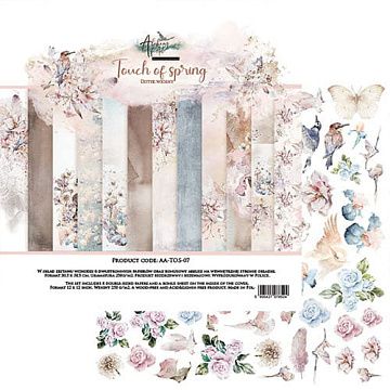 Набор бумаги 30х30 см "Touch of Spring", 6 листов (Alchemy of Art)