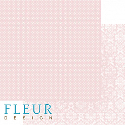 Набор бумаги 15х15 см "Шебби Шик Базовая 2.0", 24 листа (Fleur-design)
