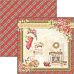 Набор бумаги 30х30 см "Dear Santa", 12 листов (Ciao bella)