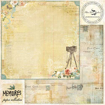 Бумага "Memories. Photographic record" (Blue Fern)