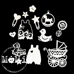 Набор украшений из чипборда "Малыш. Детские радости" (MiMi Design)