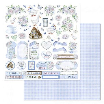 Бумага "Родной дом. Картинки" (ScrapMania)
