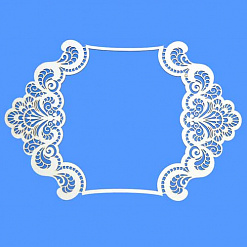 Украшение из чипборда "Рамка" (ПроСвет)