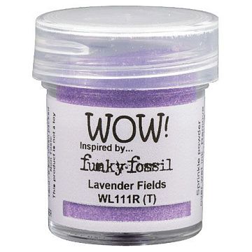 Пудра для эмбоссинга полупрозрачная "Lavender Fields. Лавандовые поля" (WOW)