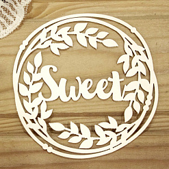 Украшение из чипборда "Sweet. В рамке" (Просто небо)
