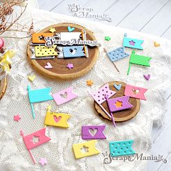 Нож "Флажок", 1,2х2 см (ScrapMania)