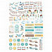 Набор высечек из бумаги "Веселый паровозик" (ScrapMania)