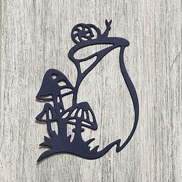 Нож "Грибочки", 6х7,5 см (ArtScrap)