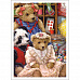Тканевая карточка мини "Плюшевая семейка. Праздничные наряды" (ScrapMania)