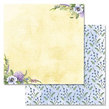 Бумага "Дыхание лета. Васильковое поле" (ScrapMania)